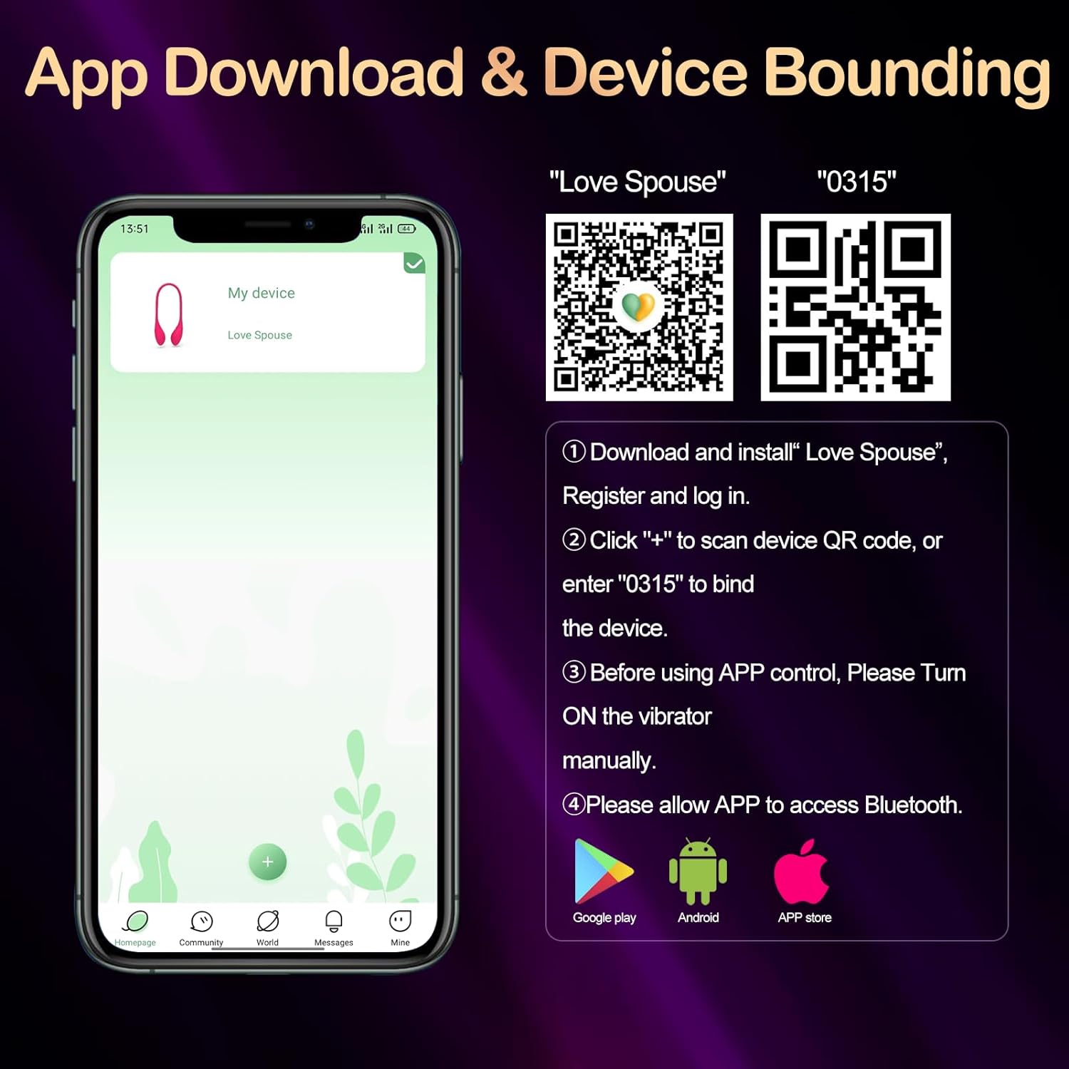 Powerful Dual Pleasure Couples Vibrator