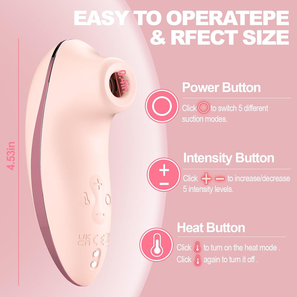 PrecisionPulse Clitoral Suction Vibrator