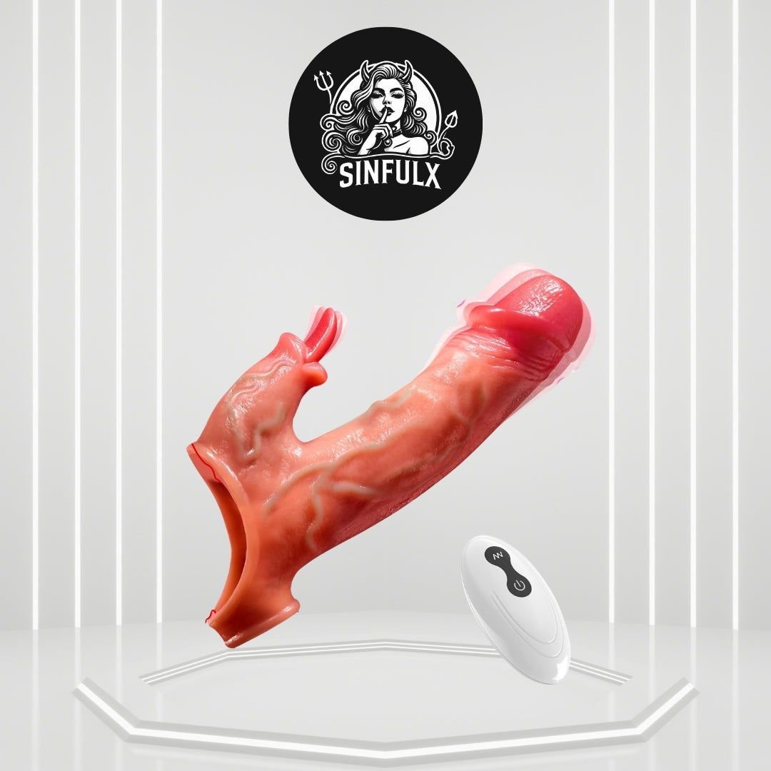 PulsePilot Remote Control Rabbit Thrusting Dildo