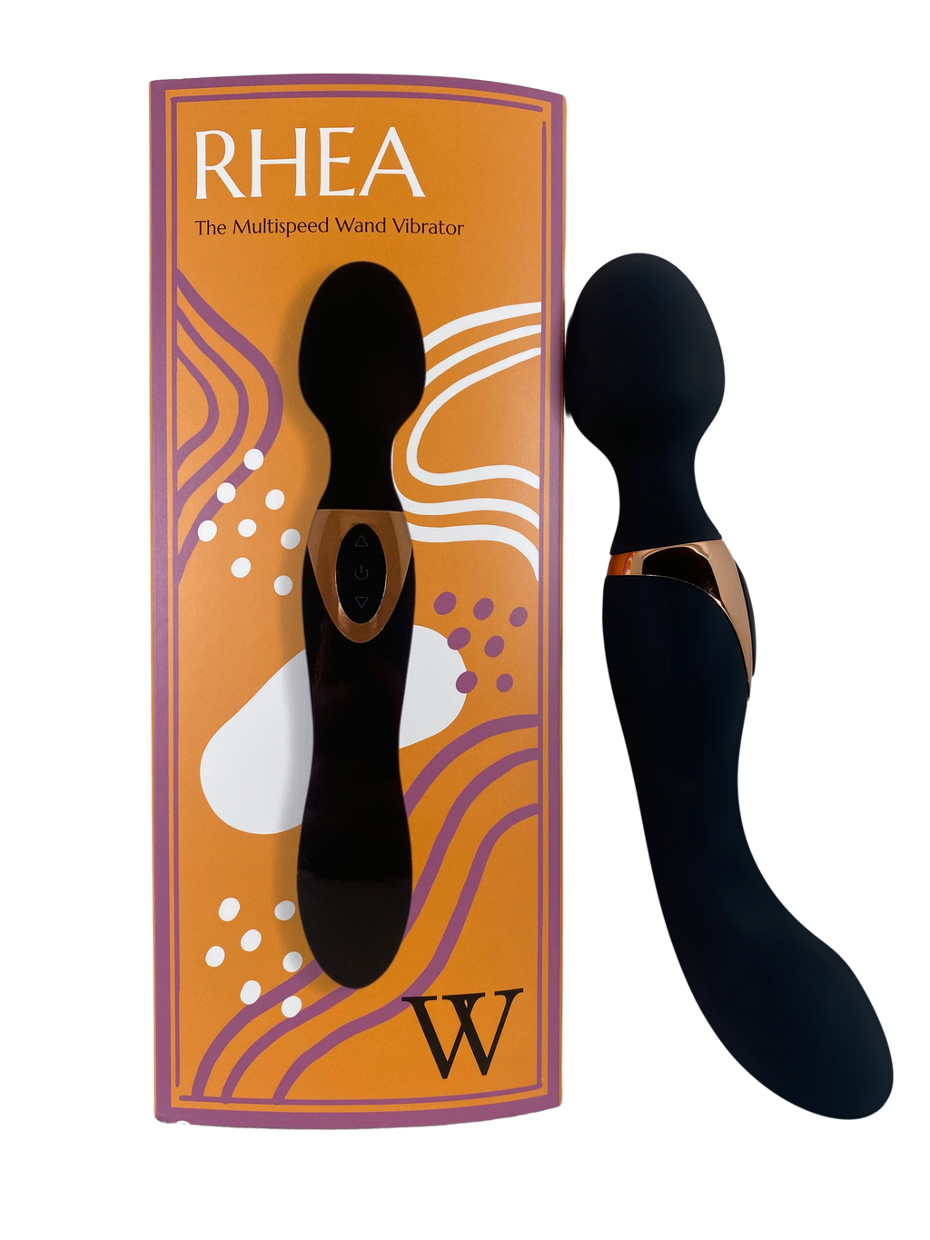black multisided vibrator Rhea - V For Vibes