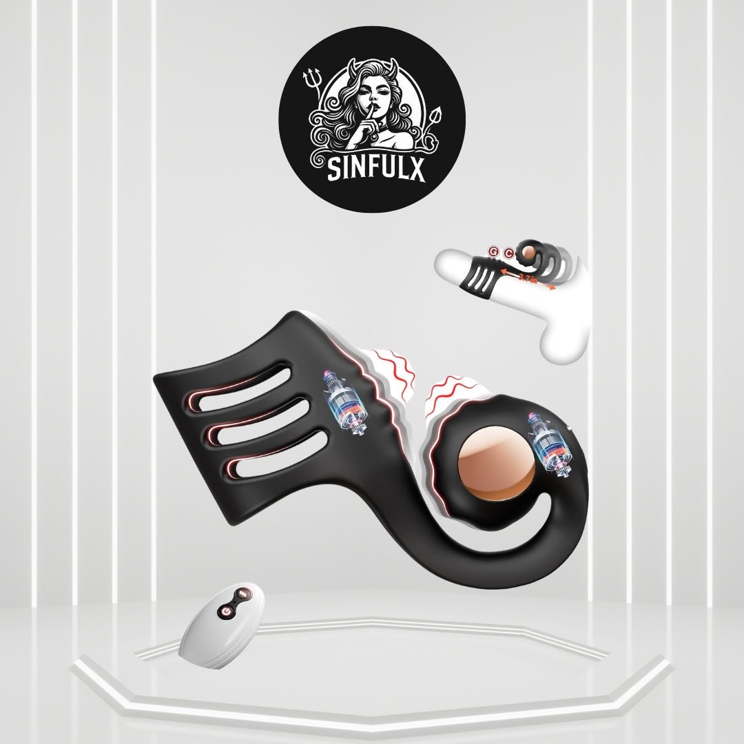 RingFusion Snail Clitoral Massager Penis Sleeve