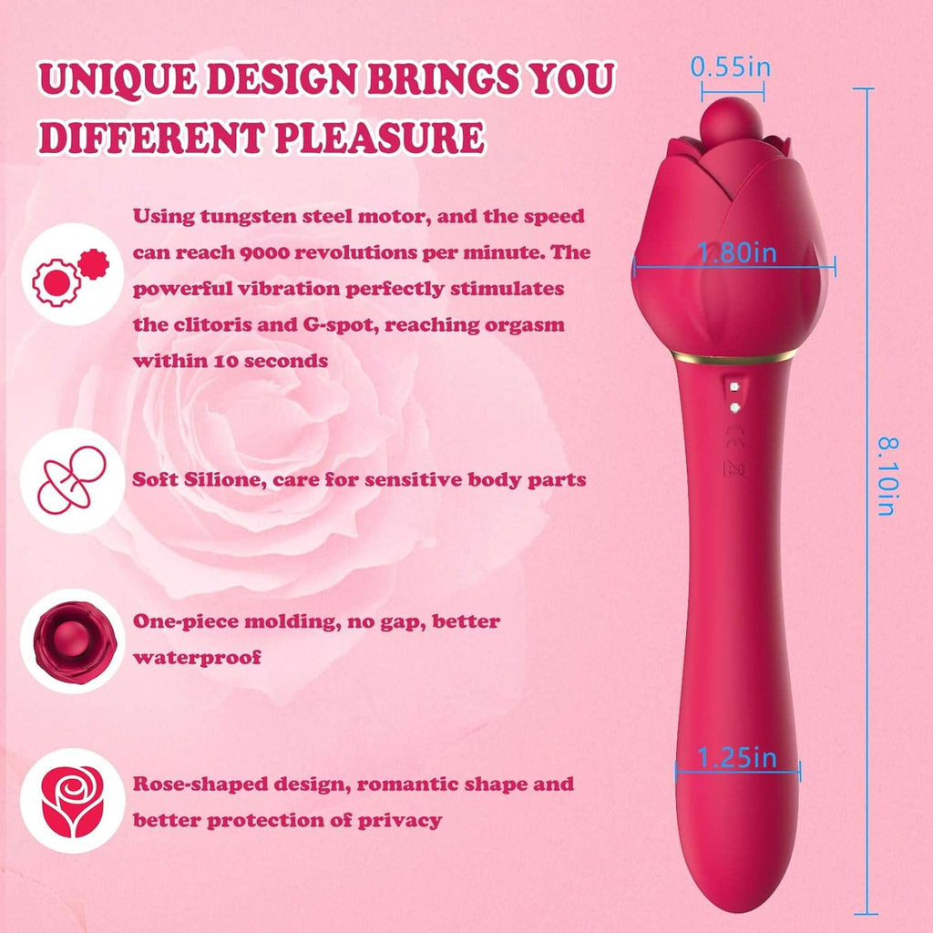 SculptGlow Clitoral Licking G-Spot Vibrator