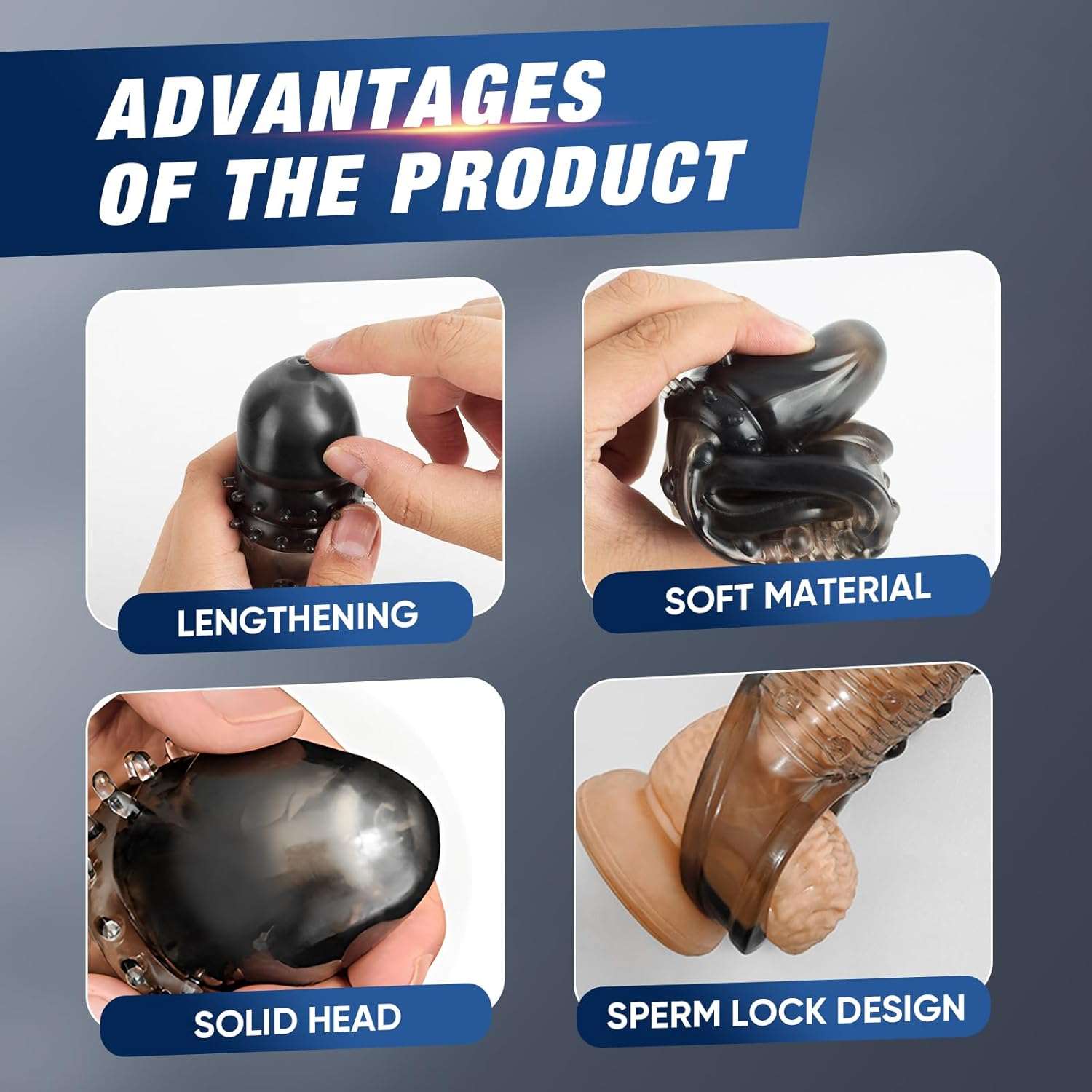 SensoryWrap Spiked Penis Sleeve