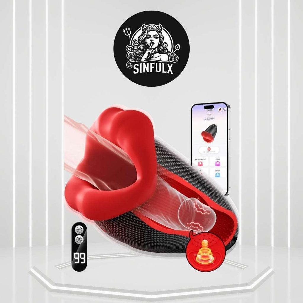 ThroatEmbrace Deep Throat Remote Control Masturbator Vacuum