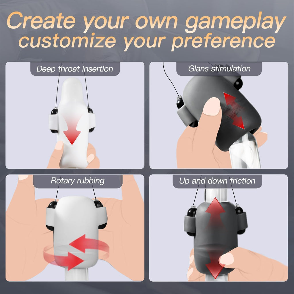 TitanStroker 6-in-1 Male Vibrating Masturbator