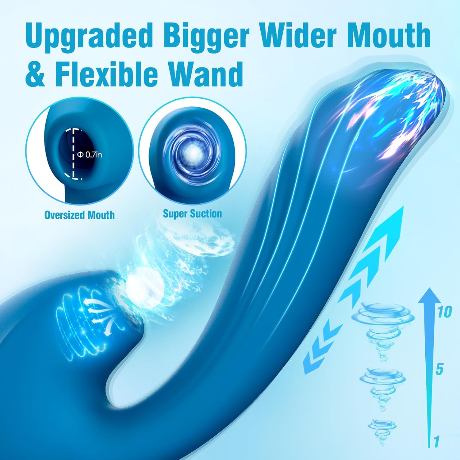 VoltVibe Clitoral Suction Dildo Vibrator