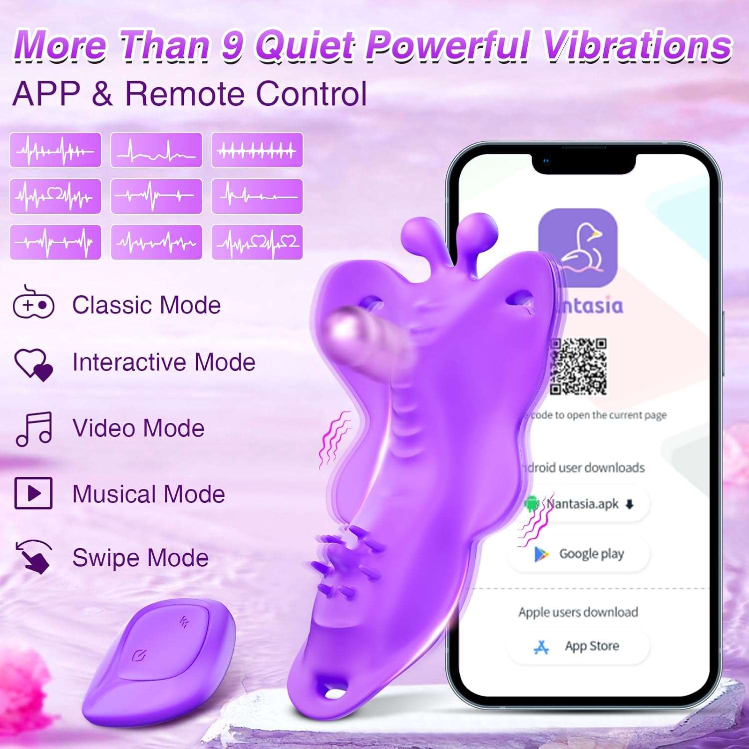 WearableWhisper Remote Control Clitoral Massager
