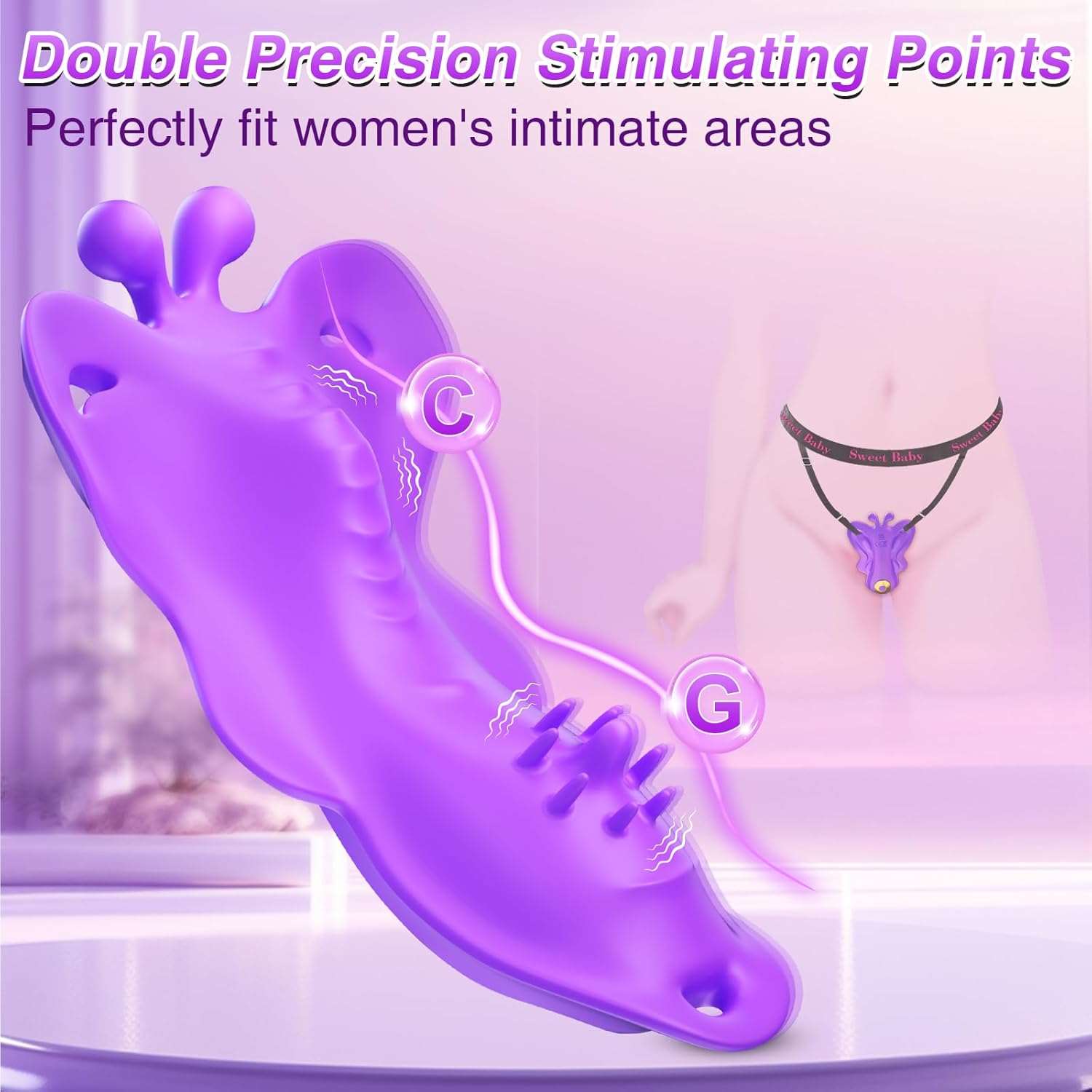 WearableWhisper Remote Control Clitoral Massager