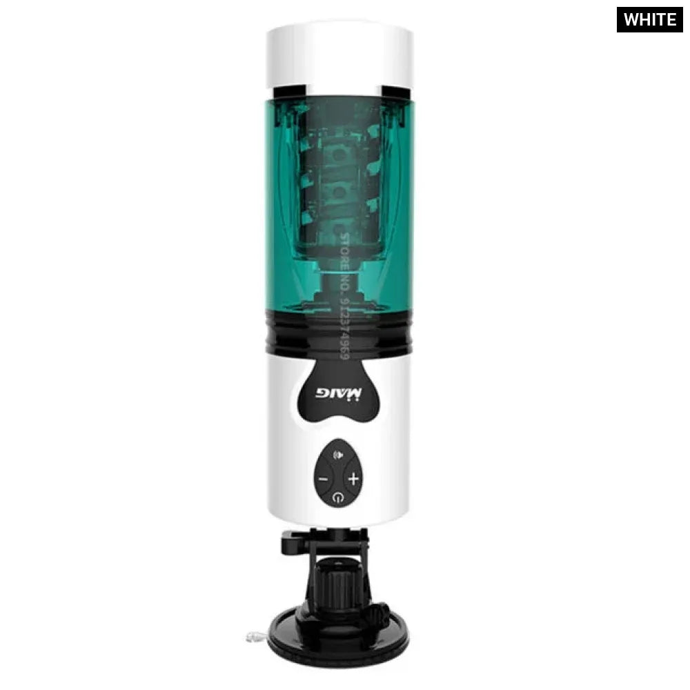 Automatic Telescopic Rotating Masturbator Cup for Men Realistic Vagina Voice Adult Product for 18