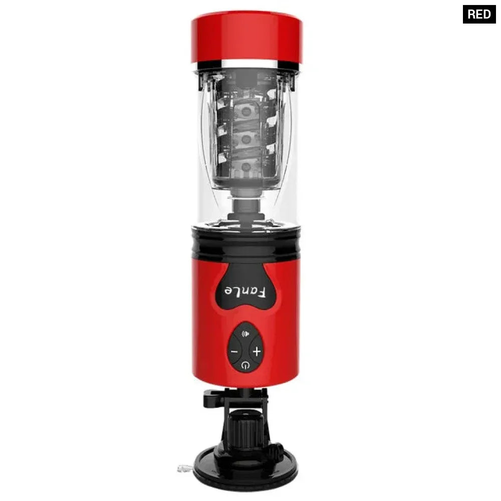 Automatic Telescopic Rotating Masturbator Cup for Men Realistic Vagina Voice Adult Product for 18
