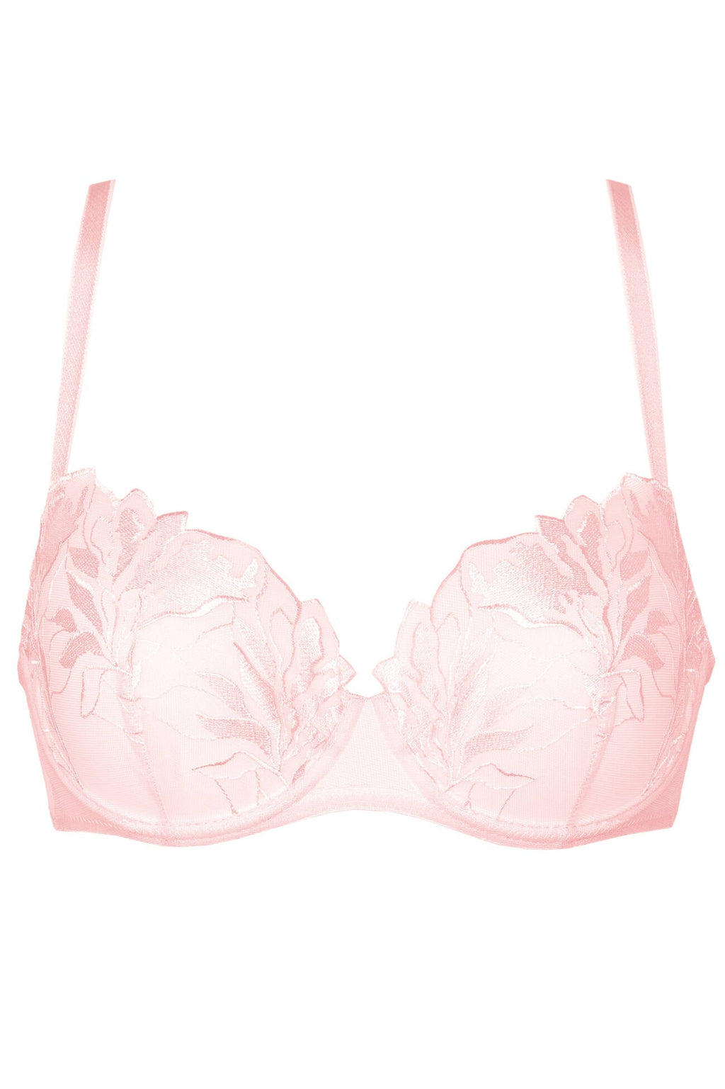 Transparent Demi Underwire Bra Gorteks Coco Pink