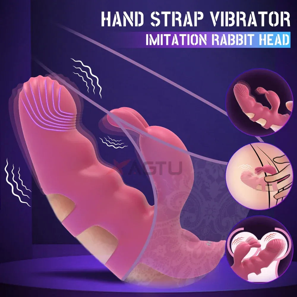 Heated Finger Vibrator for Couples - Clitoral & G-Spot Stimulation