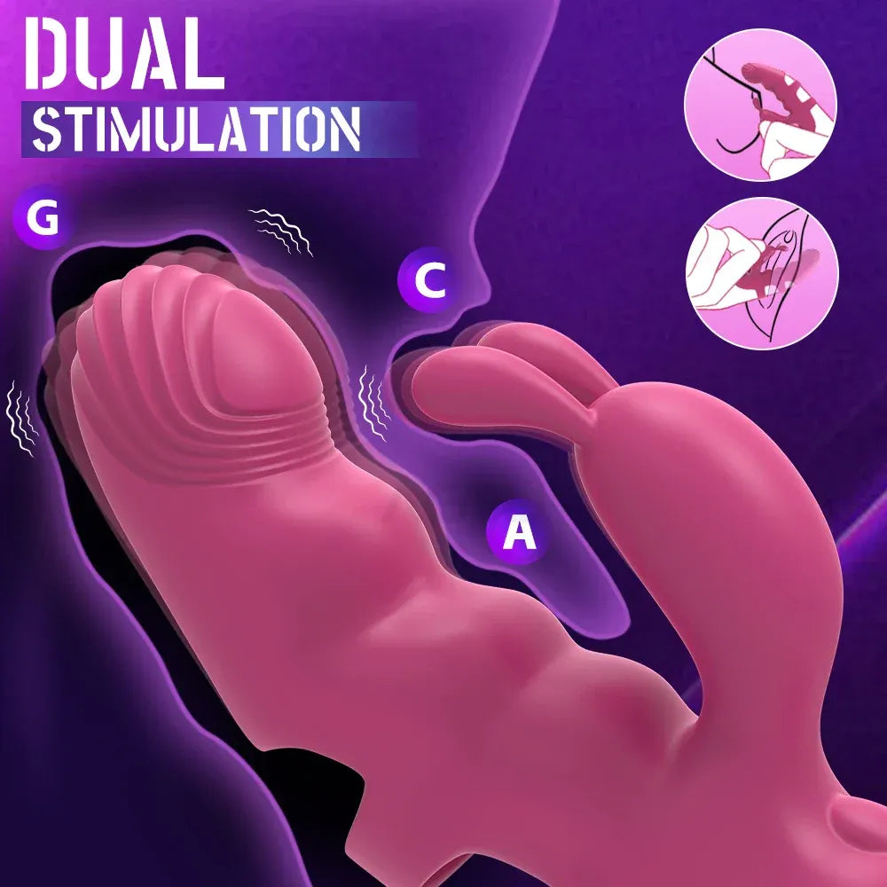 Heated Finger Vibrator for Couples - Clitoral & G-Spot Stimulation