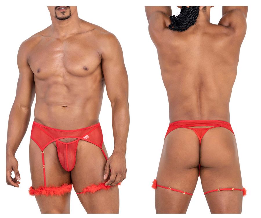 Mens Mesh Garter Outfit CandyMan 99806