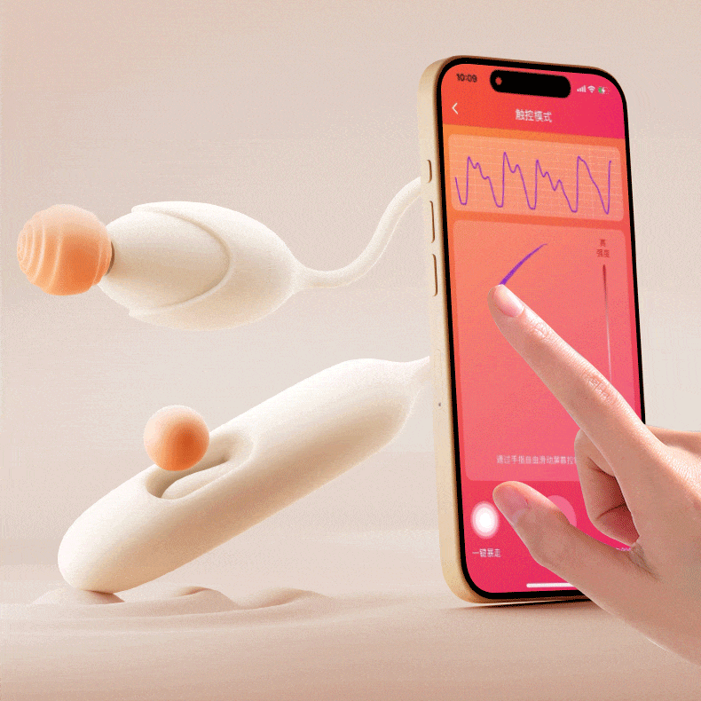 Sucking & Slapping G-Spot Egg Vibrator App Controlled