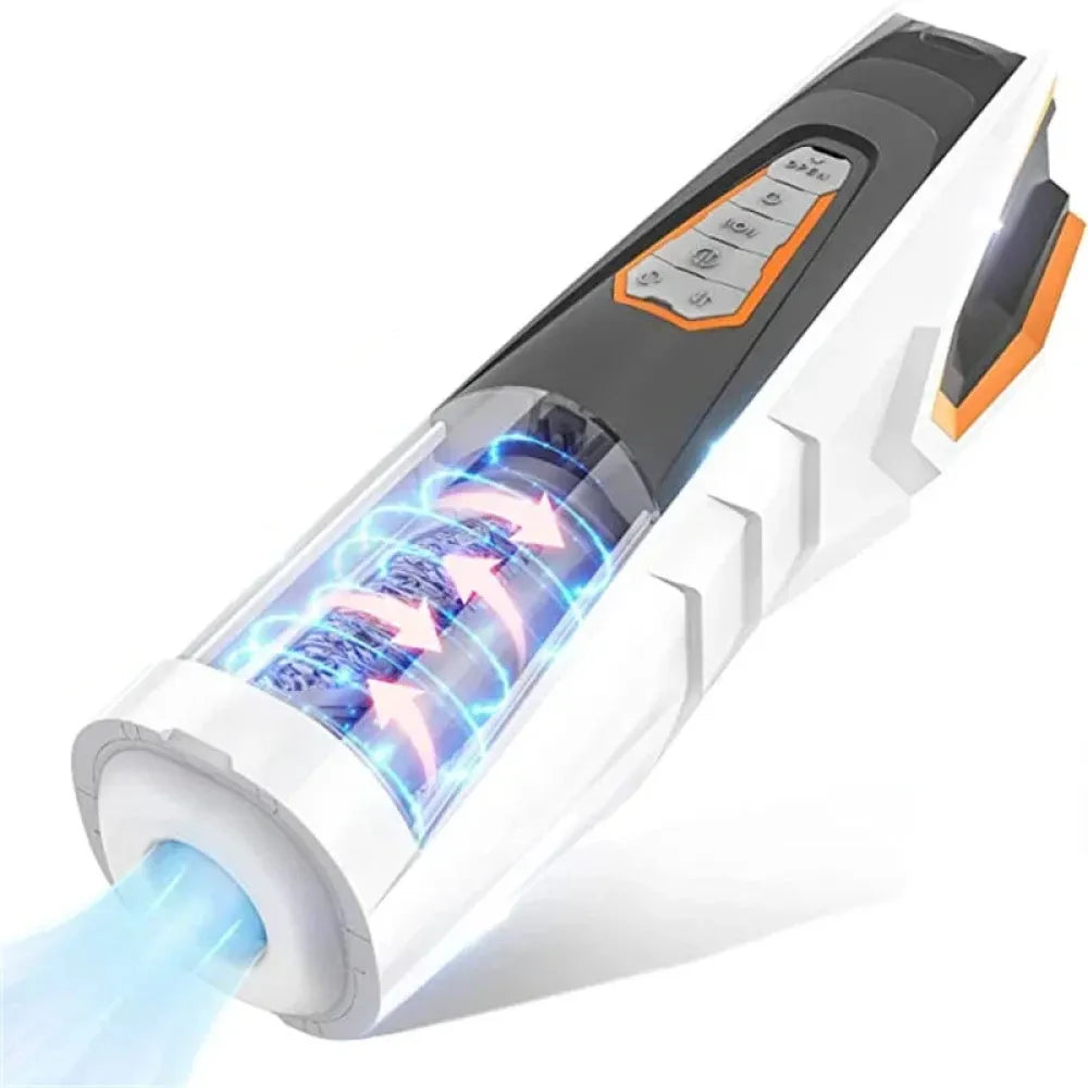 Telescopic Male Masturbation Toy Automatic Rotation Sucking Glans Training for Men